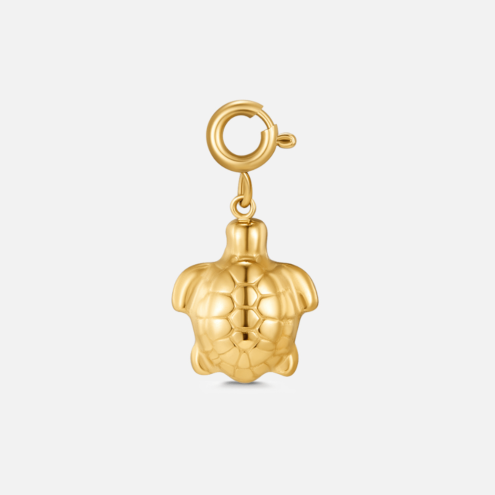 Golden Turtle Charm - Beautiful Earth Boutique