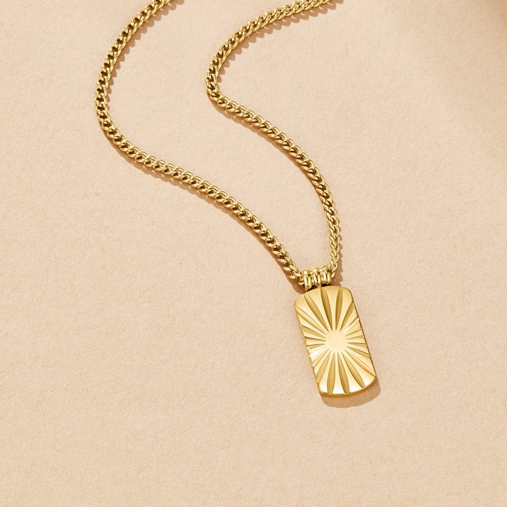Kiya Gold Pendant Necklace - Beautiful Earth Boutique