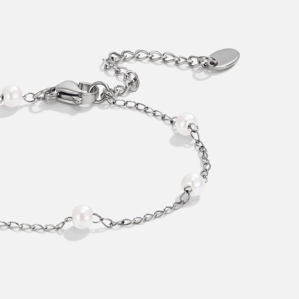 Nura Freshwater Pearl Silver Bracelet - Beautiful Earth Boutique