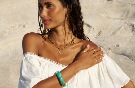 Winona Green Onyx Necklace - Beautiful Earth Boutique