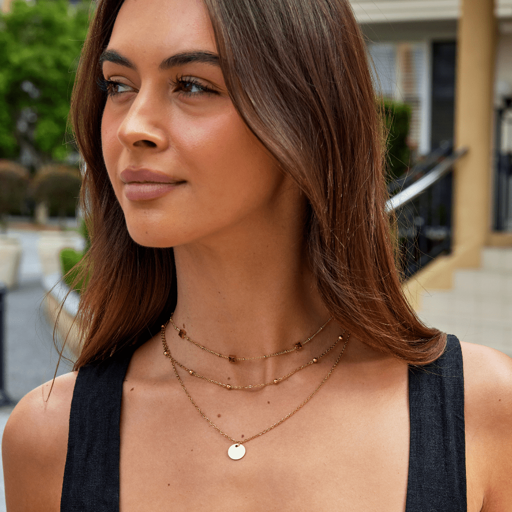 Alberta Red Crystal Necklace - Beautiful Earth Boutique