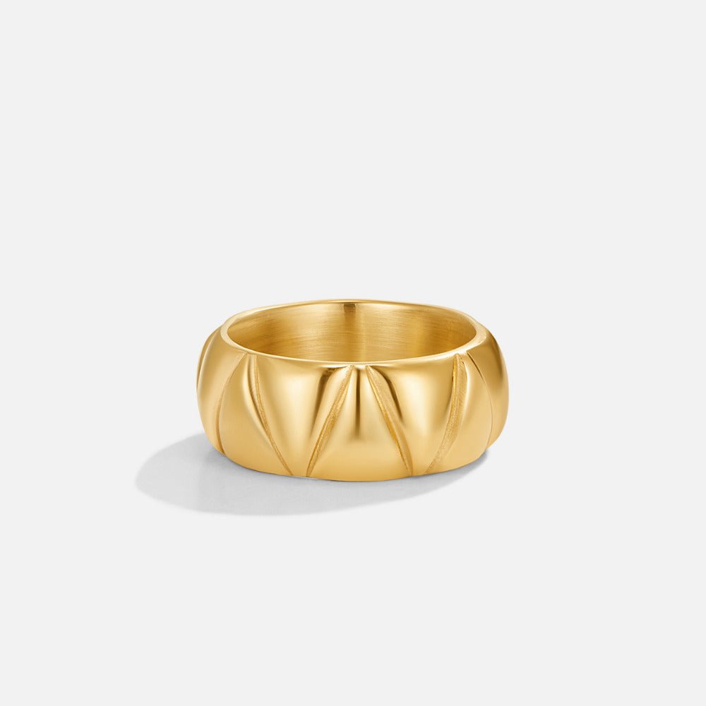 Anika Chunky Gold Ring - Beautiful Earth Boutique