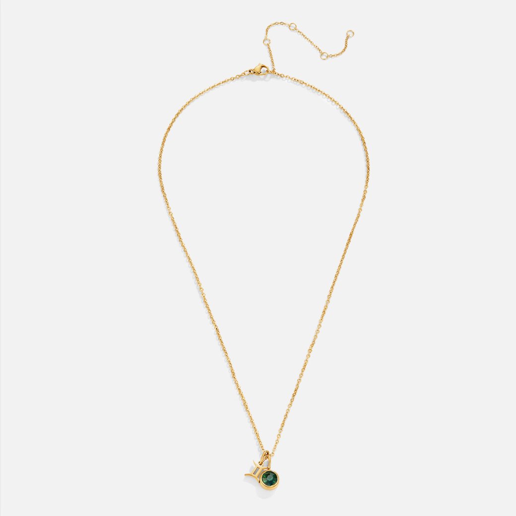 Astria Zodiac Birthstone Necklace - Beautiful Earth Boutique