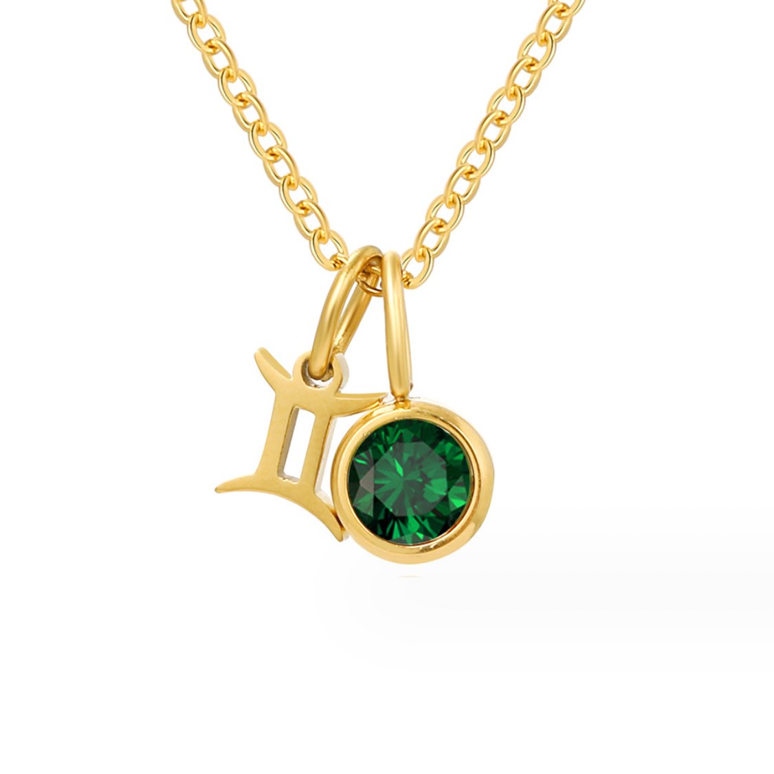 Astria Zodiac Birthstone Necklace - Beautiful Earth Boutique