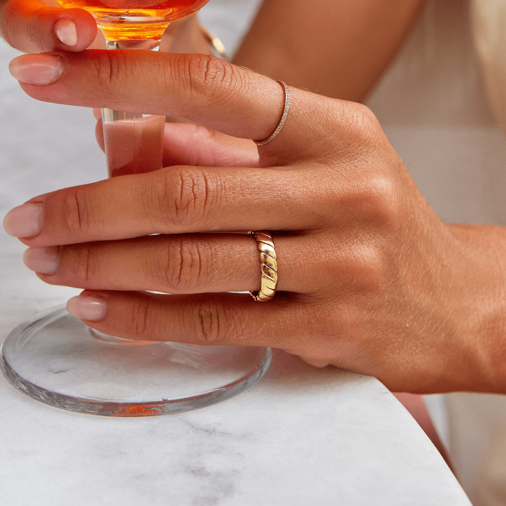 Calira Twisted Infinity Ring - Beautiful Earth Boutique