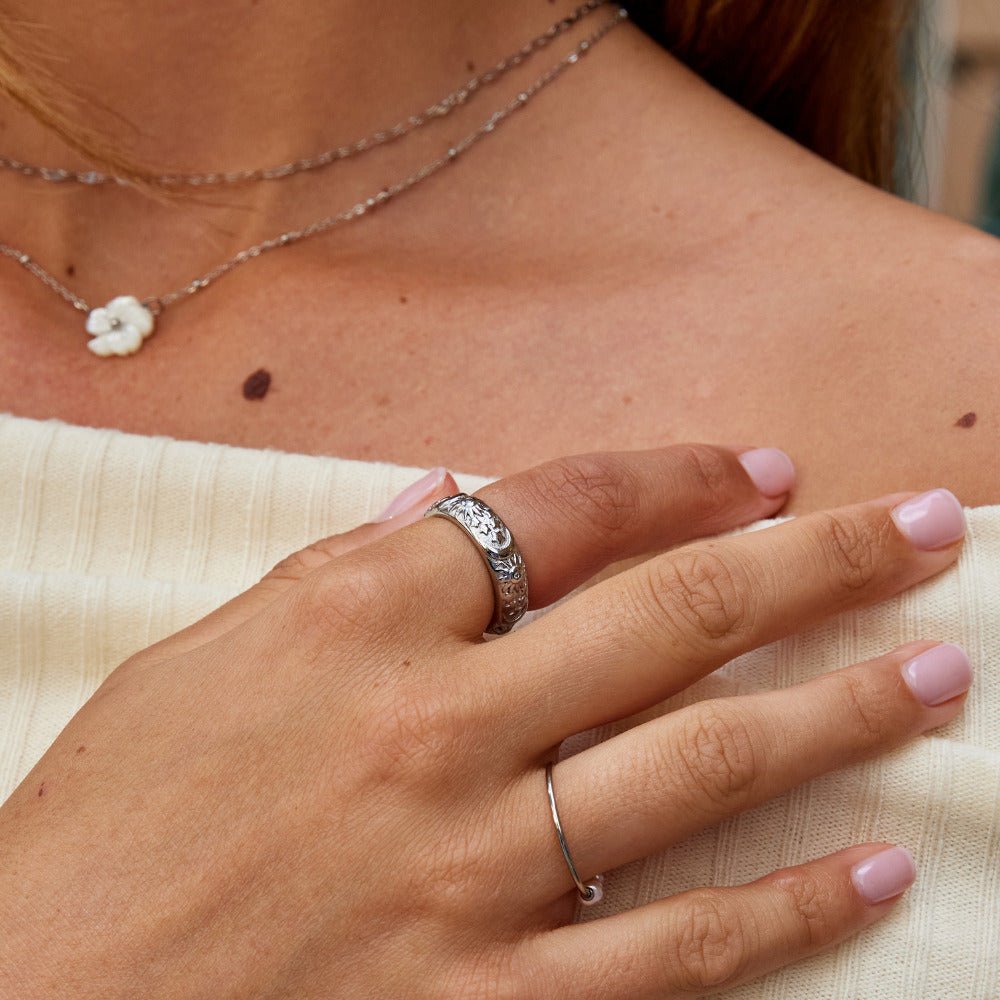 Celestial Silver Ring - Beautiful Earth Boutique