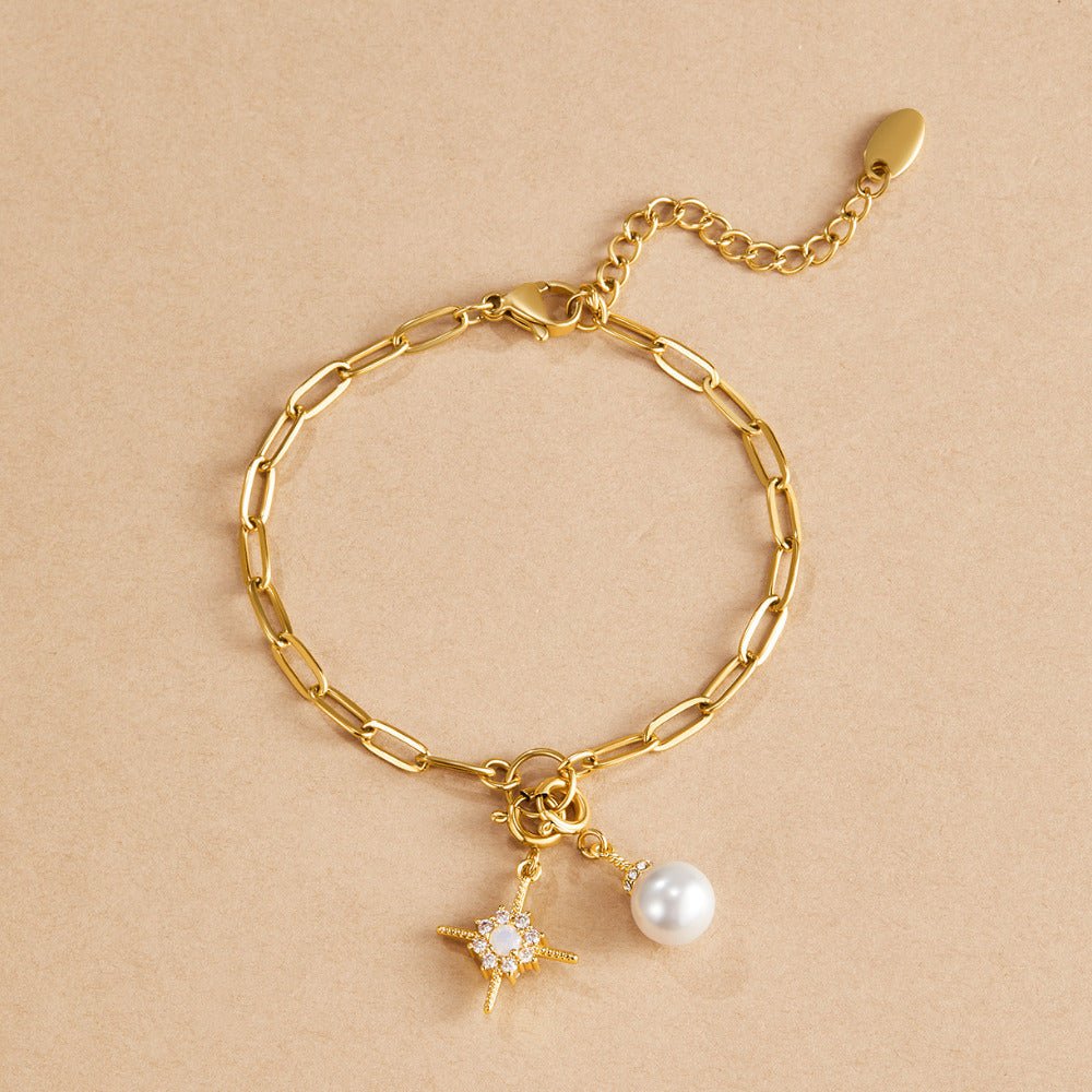 Crystal & Pearl Charm - Beautiful Earth Boutique