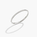 Silver Eternity Crystal Ring