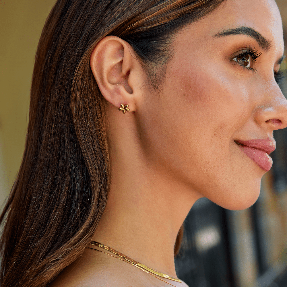 Flower Balloon Stud Earrings - Beautiful Earth Boutique