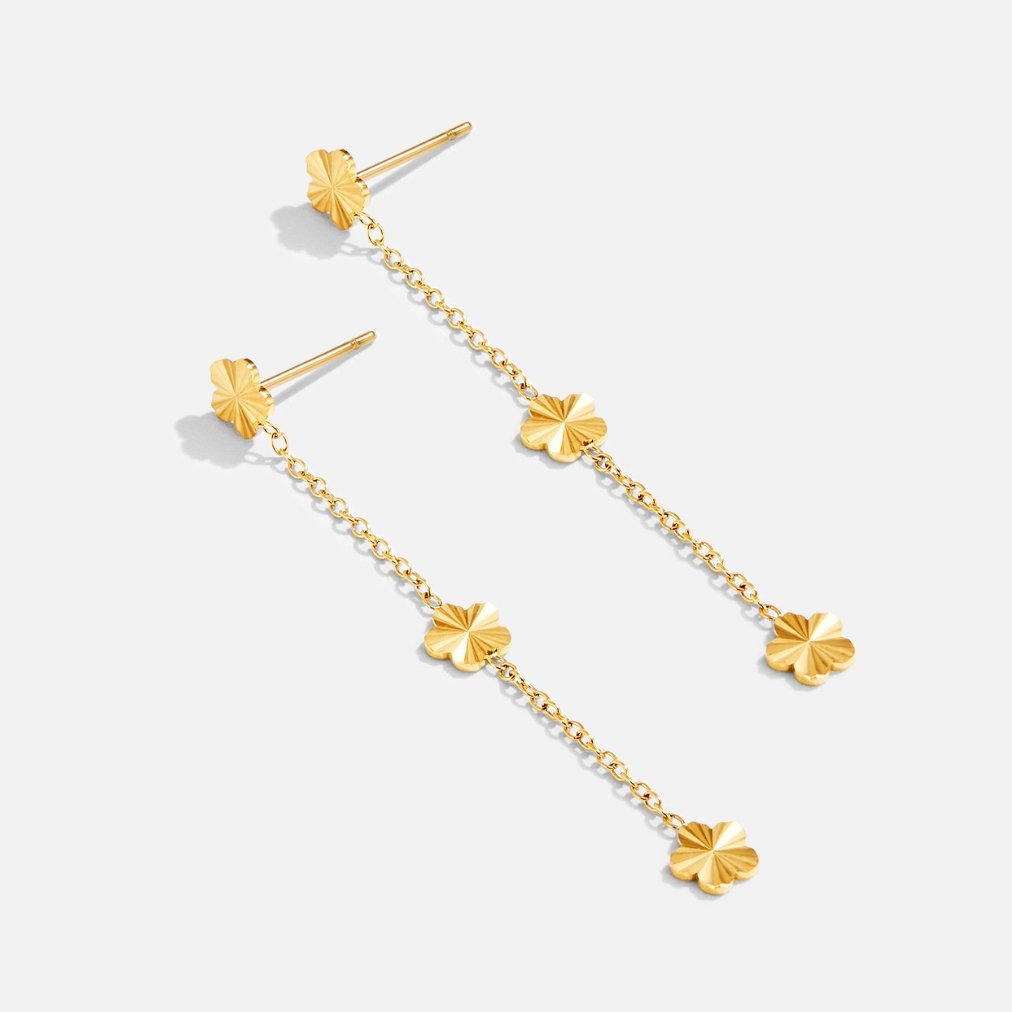 Flower Power Petal Drop Earrings - Beautiful Earth Boutique