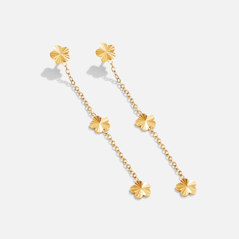 Flower Power Petal Drop Earrings - Beautiful Earth Boutique