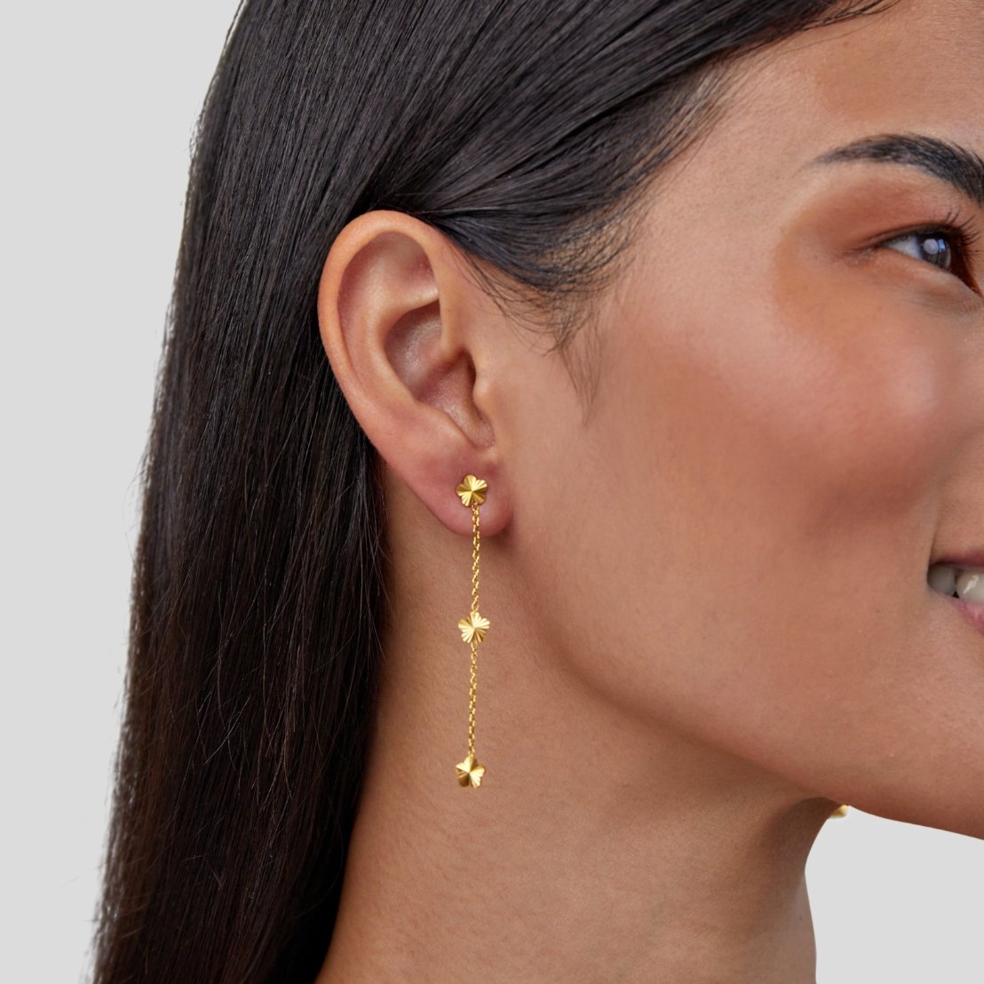 Flower Power Petal Drop Earrings - Beautiful Earth Boutique