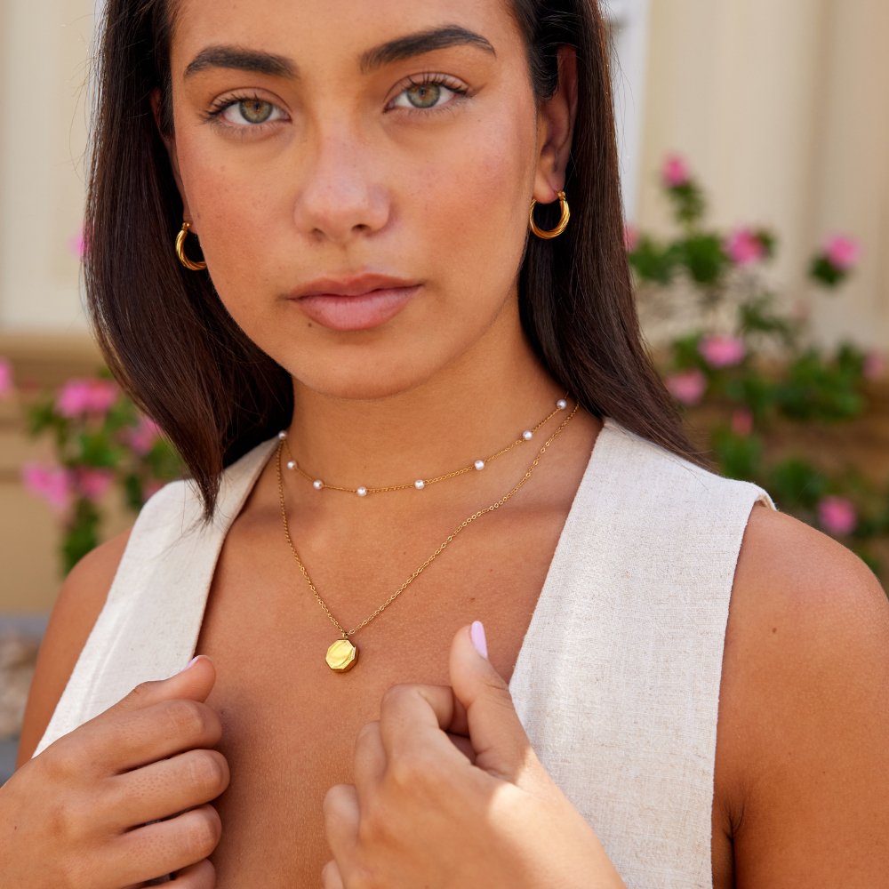 Geometric Pendant Necklace - Beautiful Earth Boutique