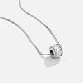 Gigi Crystal Silver Necklace