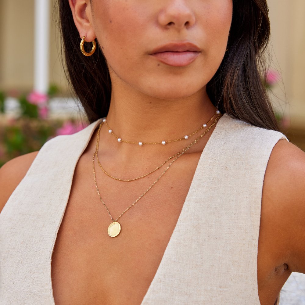 Gold Coin Necklace - Beautiful Earth Boutique