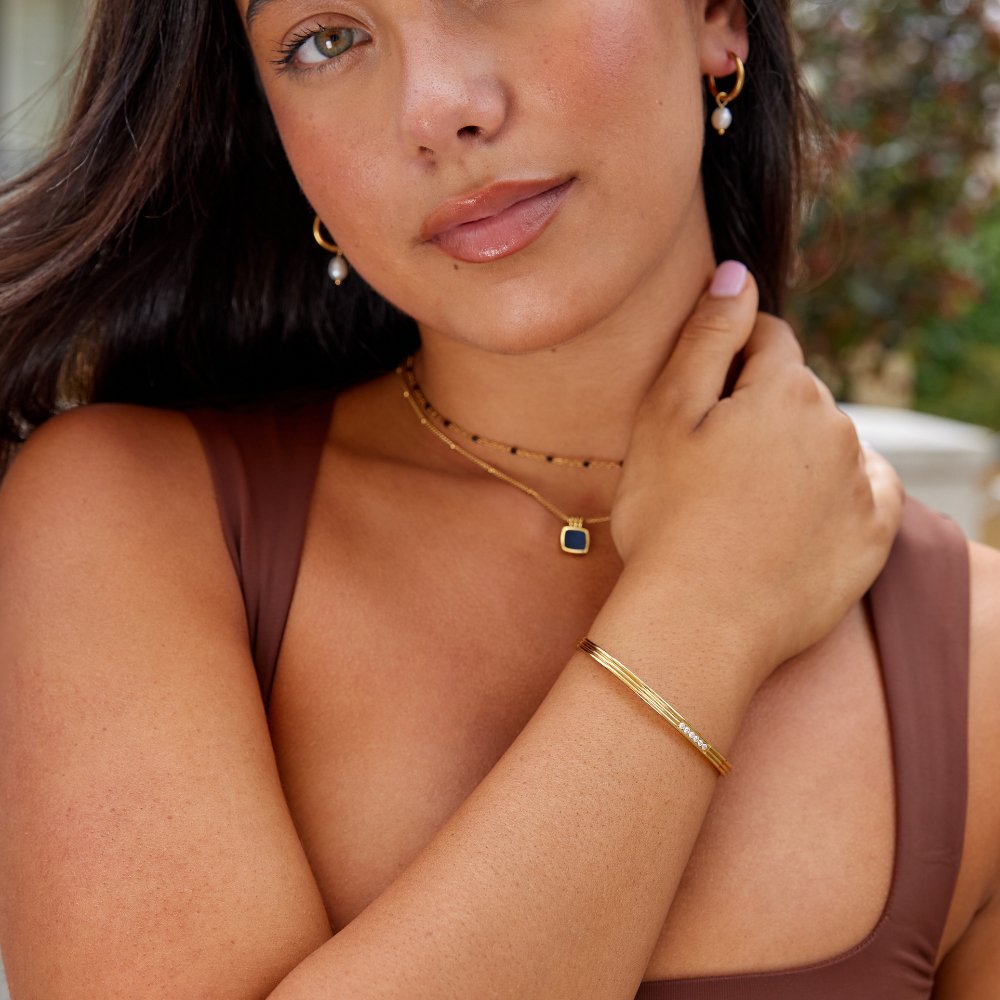 Kim Crystal bangle - Beautiful Earth Boutique