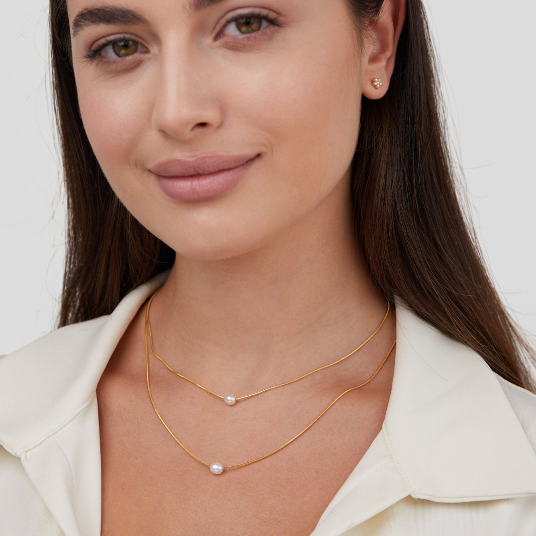 Layered Freshwater Pearl Necklace - Beautiful Earth Boutique