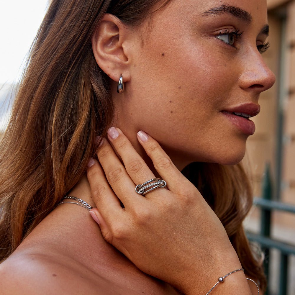 Layered Kaili Silver Ring - Beautiful Earth Boutique