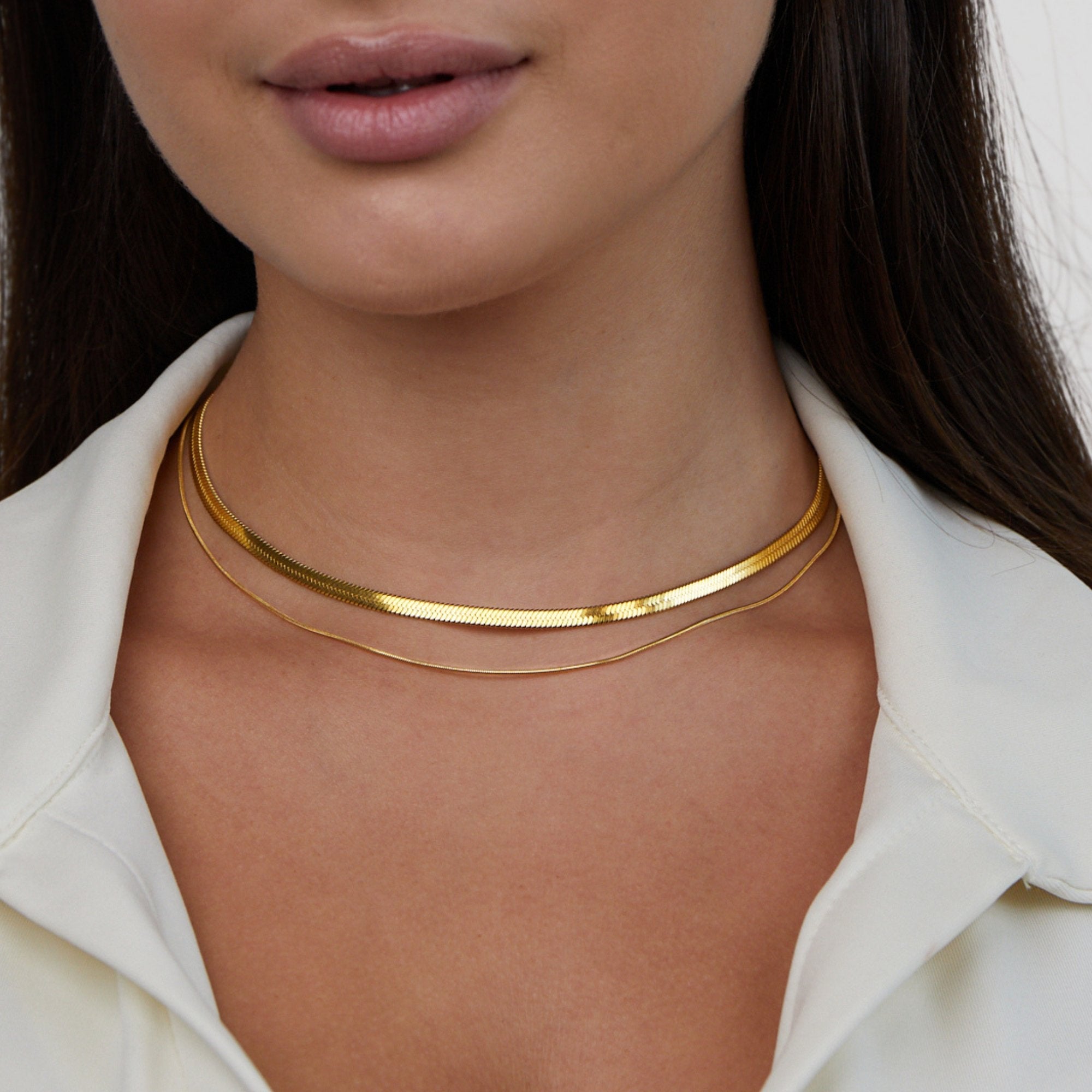 Layla 18K Gold Layered Necklace - Beautiful Earth Boutique