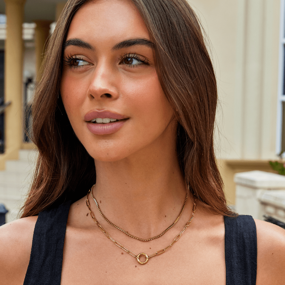 Lexi Gold Crystal Necklace - Beautiful Earth Boutique
