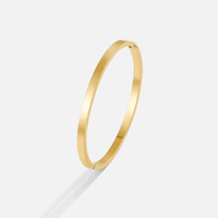 Lilah Gold Bangle - Beautiful Earth Boutique
