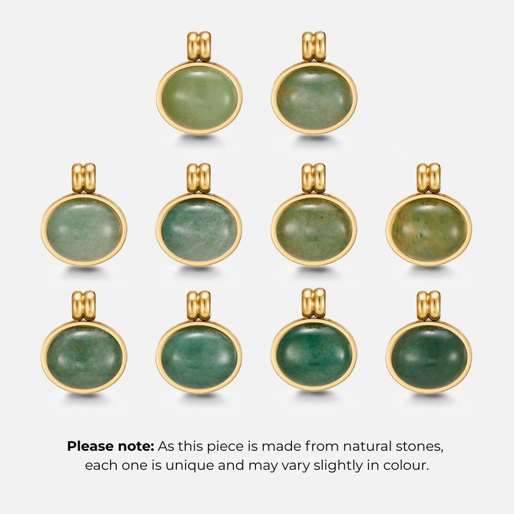 Liza Jade Pendant Necklace - Beautiful Earth Boutique