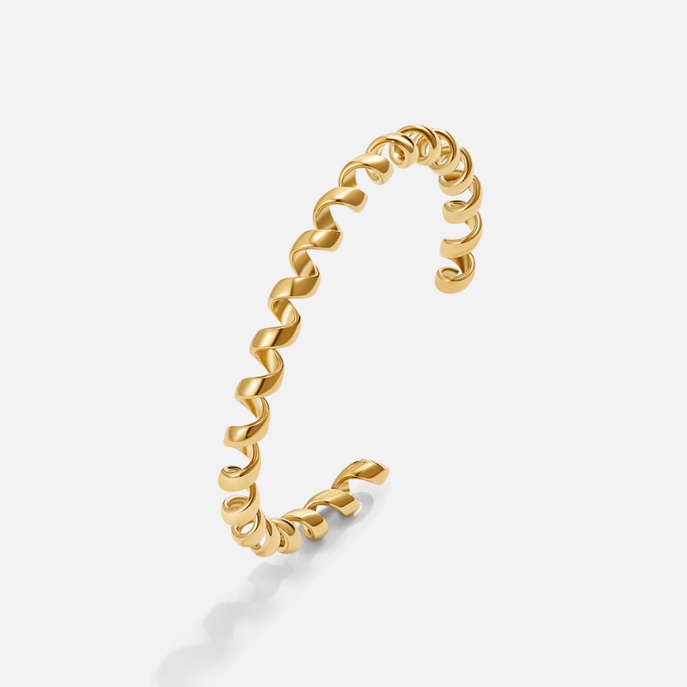 Melinda Gold Coil Bracelet - Beautiful Earth Boutique