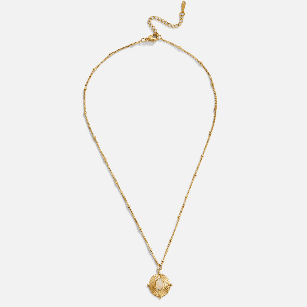 Monique Vintage Stone Necklace - Beautiful Earth Boutique