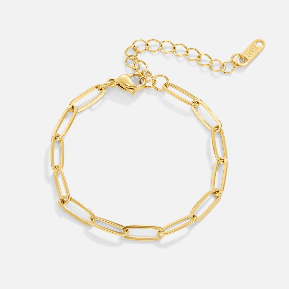 Paperclip Gold Bracelet - Beautiful Earth Boutique