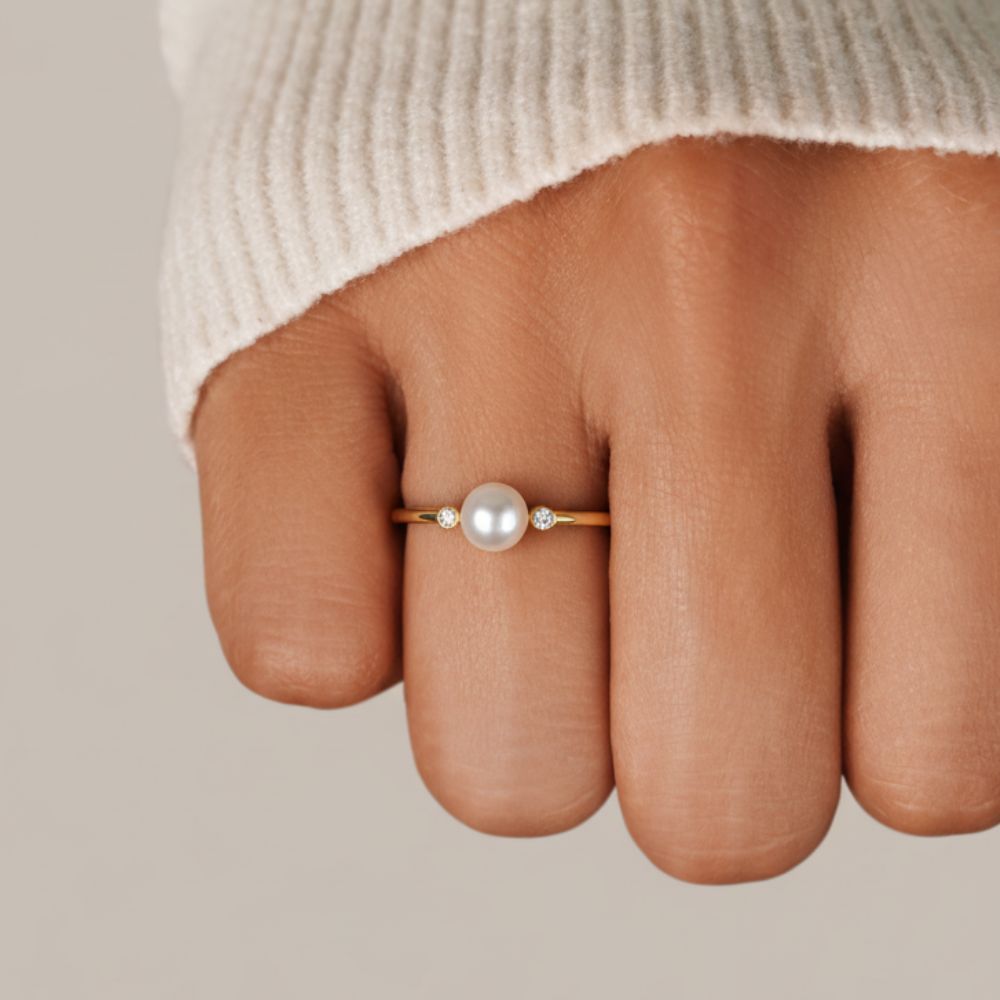 Peri Pearl Ring - Beautiful Earth Boutique