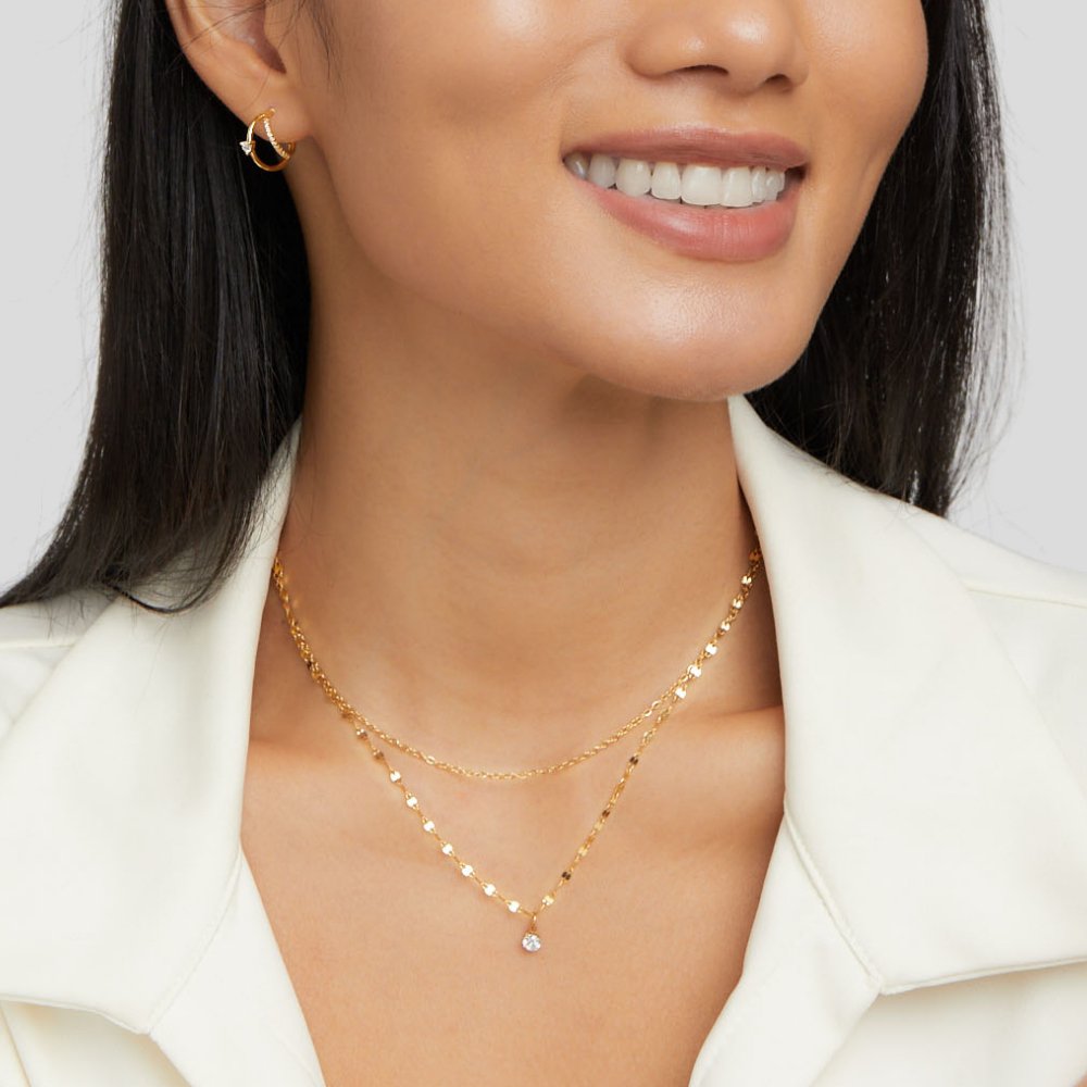 Piya Crystal Layered Necklace - Beautiful Earth Boutique