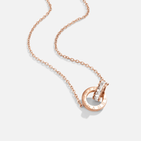Rose Gold Infinity Necklace - Beautiful Earth Boutique