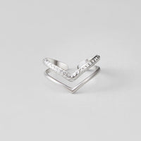 Silver Harper Layered Wrap Ring - Beautiful Earth Boutique