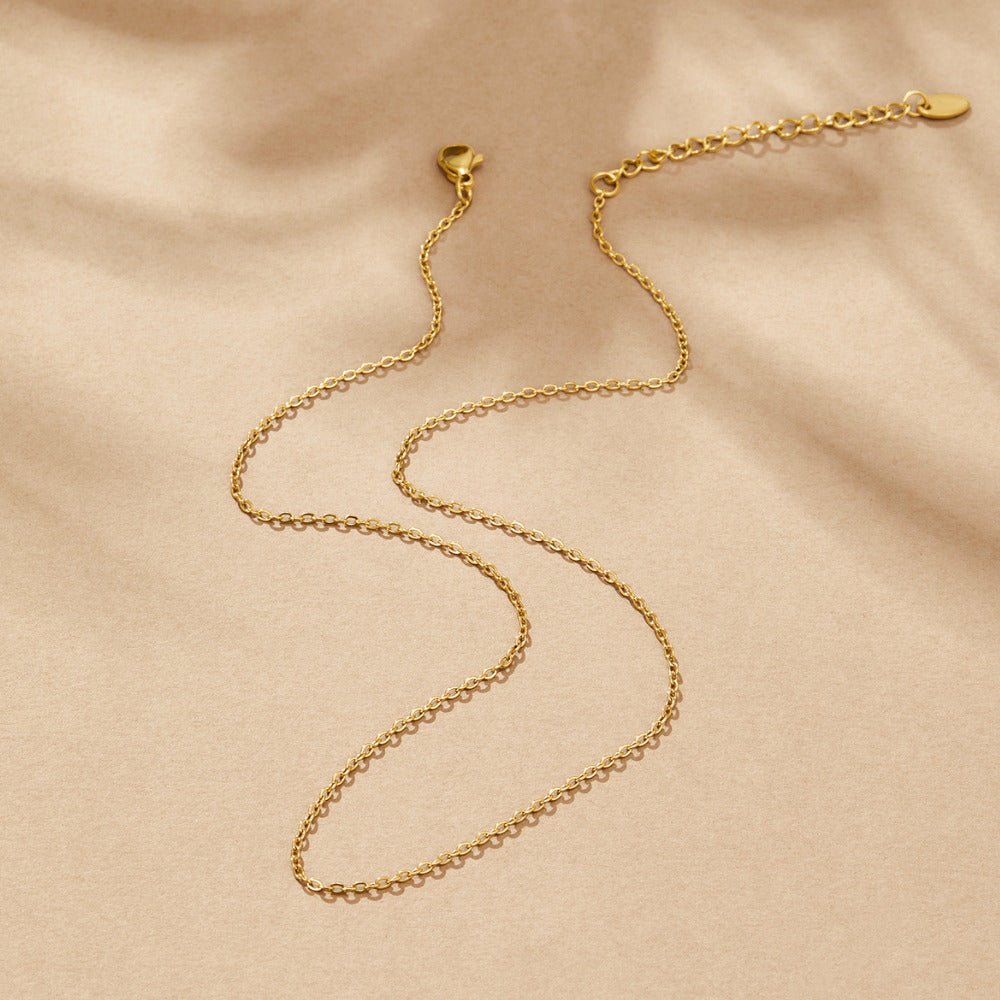 Simple Chain Charm Necklace - Beautiful Earth Boutique