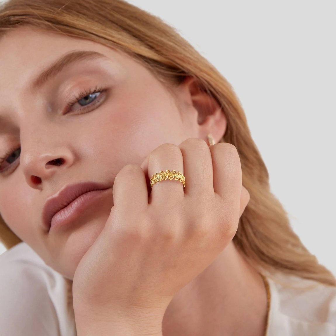 Summer Bloom Leaf Ring - Beautiful Earth Boutique