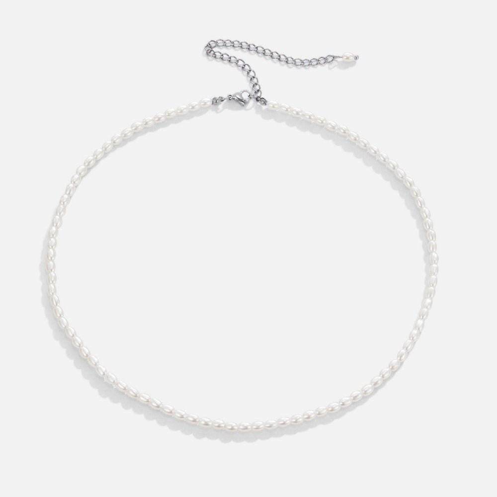 Temi Pearl Silver Necklace - Beautiful Earth Boutique