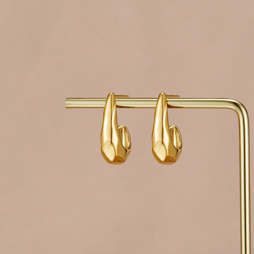 Vienna Gold Dome Earrings - Beautiful Earth Boutique
