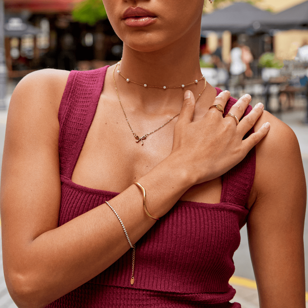 Wave Gold Bracelet - Beautiful Earth Boutique