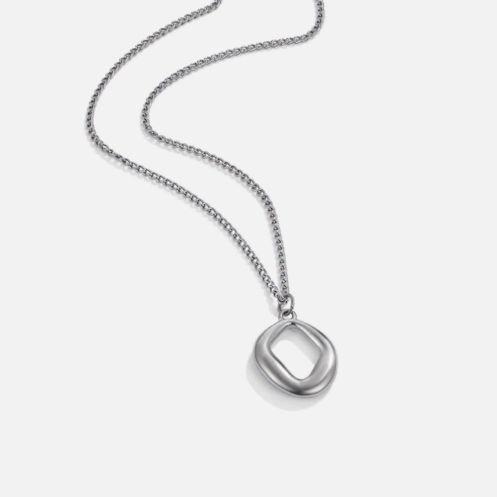 Zola Geometric Silver Necklace - Beautiful Earth Boutique