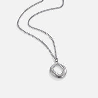 Zola Geometric Silver Necklace - Beautiful Earth Boutique