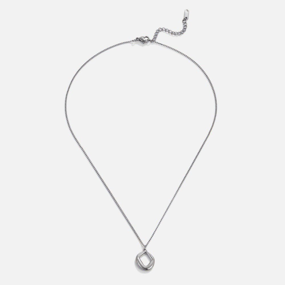 Zola Geometric Silver Necklace - Beautiful Earth Boutique